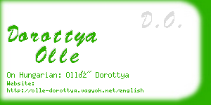 dorottya olle business card